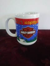 2001 Harley Davidson Christmas Mug Happy Harley Days - £15.79 GBP
