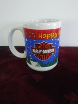 2001 Harley Davidson Christmas Mug Happy Harley Days - £15.52 GBP