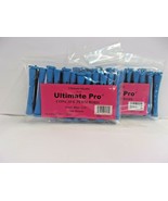 (Lot of 4 Packs) ULTMATE PRO Short Blue 1/4&quot; ~ CONCAVE PERM RODS ~ 12 Pe... - $16.00