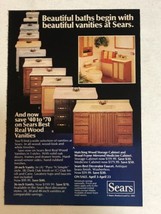 1983 Sears Bath Vanity Vintage Print Ad Advertisement pa31 - $7.91