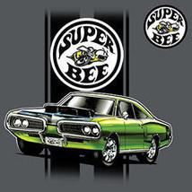 TShirts  Tee Shirts T-Shirt green super bee dodge car truck hooded  licensed hoo - £19.97 GBP