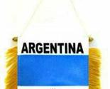 K&#39;s Novelties Argentina Mini Flag 4&quot;x6&quot; Banner w/Suction Cup - $2.88