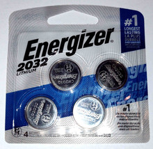 Energizer CR2032 3V Lithium Coin Cell Batteries - 4 Count - £6.75 GBP