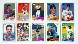 Topps #1 Draft Picks Set 10 Trading Cards Avery Benes Complete 1989 - £2.57 GBP