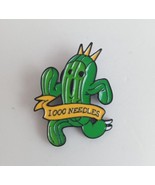 New 1000 Needles Running Cactus Cartoon Enamel Lapel Hat Pin - $6.92