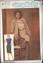 SIMPLICITY 6645 SIZE 10 &amp; 12 PATTERN DATED 1984 SKIRT, JACKET &amp; TOP - $3.00