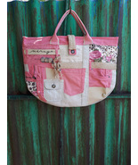 Women&#39;s summer handmade bag in patchwork light canvas for everyday wear ... - $90.00