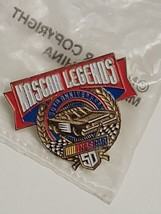 Vintage NASCAR LEGENDS 50th Anniversary Hat Lapel Pin Sealed Original Package - £6.57 GBP