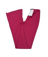 Bershka Pants Women S Hot Pink Jersey Knit High Waist Wide Split Leg Ret... - $635.80 MXN