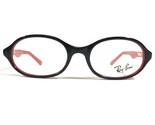 Ray-Ban RB1526 3573 Kinder Brille Rahmen Schwarz Rot Oval Voll Felge 45-... - £25.55 GBP