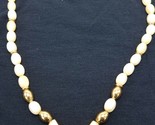 Vintage Napier Iridiscente Oro Esmalte Modernista Collar Impresionante Ú... - $49.37