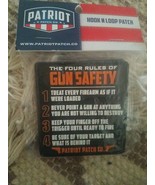 Patriot Patch Co. Gun Safety Rules Patch-Brand New-SHIPS SAME BUSINESS DAY - €25,28 EUR