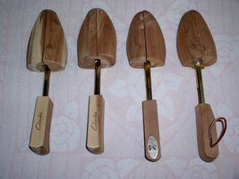 Clarks Men's G.H. Bass Cedar Shoe Trees Lot Of 4 Rochester Shoe Tree Co.... - $29.99