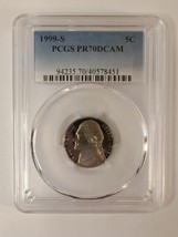 1999 S 5C Jefferson Nickel PCGS PR70DCAM - $26.17