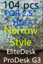 104pcs 2.5 HDD/SSD Hard Drive Mounting Screw HP G3 Tiny DM Mini Micro 51... - $30.63 CAD