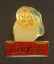 Coca-Cola Disney Sleepy Lapel Pin WDW 15th Anniversary 1986 Vintage Snow... - $3.96