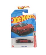 Hot Wheels 16 Bugatti Chiron Red Quartes Mile Heroes 2024 Case M/N In St... - $26.50
