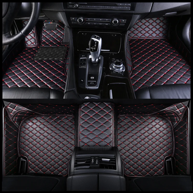 Leather Car Floor Mat For Nissan Qashqai J11 J10 Note Terrano 2 X Trail T31 T32 - $91.48