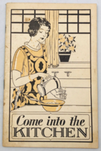 Vintage Art Deco 1920&#39;s Lydia E Pinkham&#39;s Come Into the Kitchen Recipes Cookbook - £10.92 GBP