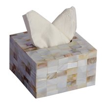 Mother of Pearl Bathroom Accessories Designer Bath Ensemble 100% Handmad... - $28.70