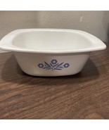 VTG CORNING WARE Dutch Oven P-34-B Blue Cornflower No Lid See Pictures - $44.60 CAD