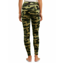 No Boundaries Juniors Super Plush Velour Leggings High Rise Camouflage S... - £19.66 GBP