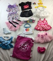 Lot Build A Bear Workshop Plush Clothes Girl Dress Shoes Princess Gown Babw Toy - £22.27 GBP