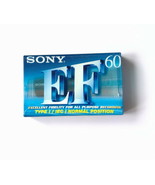 C-60EFB Sony Audio Cassette Tape EF 60 Type I IEC I Normal Position 60 Min - $10.84 CAD