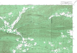 Bonnerdale Quadrangle Arkansas 1966 USGS Topo Map 7.5 Minute Topographic - $23.99