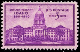 Idaho State Capital One PACK OF TEN 3 Cent Postage Stamps Scott 896 - £5.58 GBP