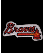 Atlanta Braves Logo Sleeve Jersey Patch MLB Size 4&quot;wide x 1&quot;tall - £9.88 GBP