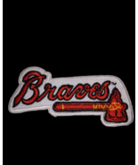 Atlanta Braves Logo Sleeve Jersey Patch MLB Size 4&quot;wide x 1&quot;tall - £9.40 GBP