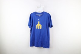 Nike Mens Small Center Swoosh Seattle Mariners Baseball Short Sleeve T-S... - £19.45 GBP