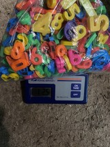 298 Refrigerator Magnet Numbers Learning Toy Math Colors Sizes Lot - £16.42 GBP