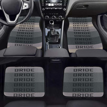 Brand New 4PCS UNIVERSAL BRIDE Racing Fabric Car Floor Mats Interior Car... - £43.24 GBP