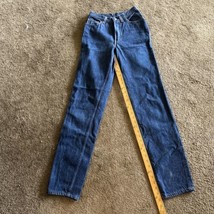 Vintage Levis Jeans 501 Tapered Leg High Rise 17501 Sz  23x32 USA Made 7 - $108.90