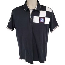 Alain Figaret 24 Heures Su Mans Polo Racing Shirt Size L Black - £19.74 GBP