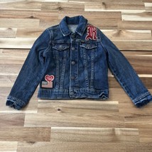 Polo Ralph Lauren Little Girls Jean Jacket With Patches Size 5 Rare Vintage? - £29.24 GBP