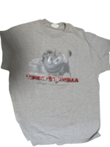 Vtg 80s Walt Disney World T Shirt Animal Kingdom Timon & Pumba Size Large Gray - $24.75
