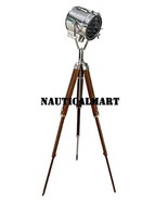  NauticalMart Vintage Searchlight With Tripod Floor Lamp  - £156.03 GBP