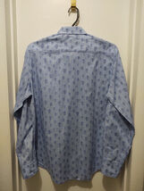 Robert Graham - Light Blue Long Sleeve - Men's Medium Button Down Classic Fit image 4