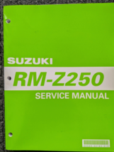 Suzuki RM-Z250 RMZ250 Servizio Riparazione Negozio Manuale OEM K4 K5 K6 - £19.91 GBP