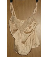 Vintage Womens 34 Bestform Tan/Beige Camisole Adjustable Straps Lace Trim - $25.78 CAD