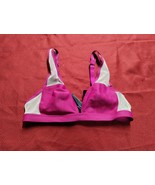 Victoria Secret Swimsuit Bikini Top Women XS Pink 2 Tone Color Triangle ... - £11.03 GBP