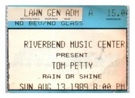 Tom Petty &amp; The Heartbreakers Concert Ticket Stub August 13 1989 Cincinn... - $51.96