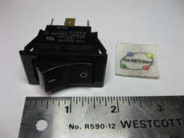 Rocker Switch Carling DPDT 250VAC 10A - Used Pull Qty 1 - $9.49