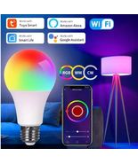WiFi Smart LED Bulb – RGB Color Changing Light for Home, Alexa &amp; Googlע - $9.99