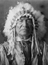 Edward Curtis Sitting Bear, Arikara Native American Giclee Art Print Ships Free - £30.64 GBP+