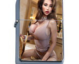 Moroccan Pin Up Girls D6 Flip Top Dual Torch Lighter Wind Resistant - $16.78