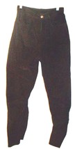 Lew Magram Black Genuine Suede Leather Pants Size 8   - £51.42 GBP